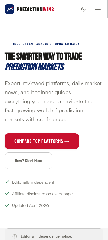PredictionWins mobile